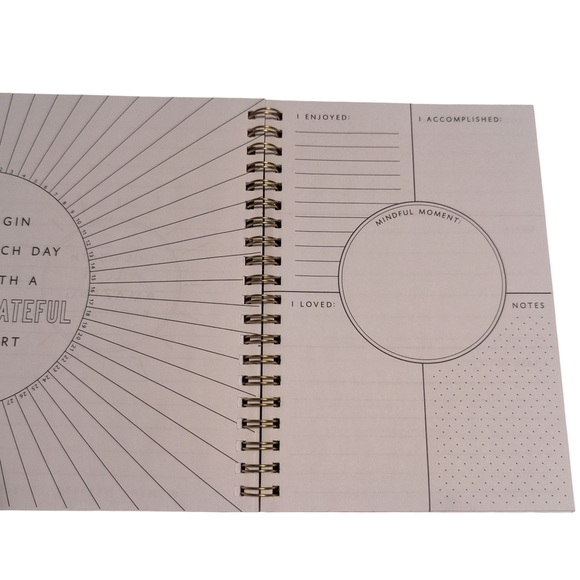 *New Metallic Bow Hair Clip and Gratitude Journal - Picture 4 of 6